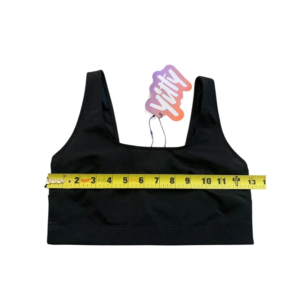 Yitty Shaping Bralette Small Black Nearly Naked Seamless Athleisure Sporty Lizzo